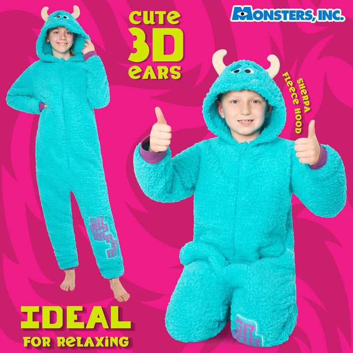 Disney Onesie für Mädchen, 4-15 Jahre - Stitch Jumpsuit - Kuschelanzug Einteiler für Mädchen 7-8 Jah