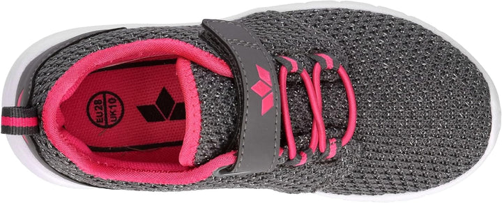 Lico Unisex Kinder Pancho Vs Sneaker 25 EU Grau Pink, 25 EU Grau Pink