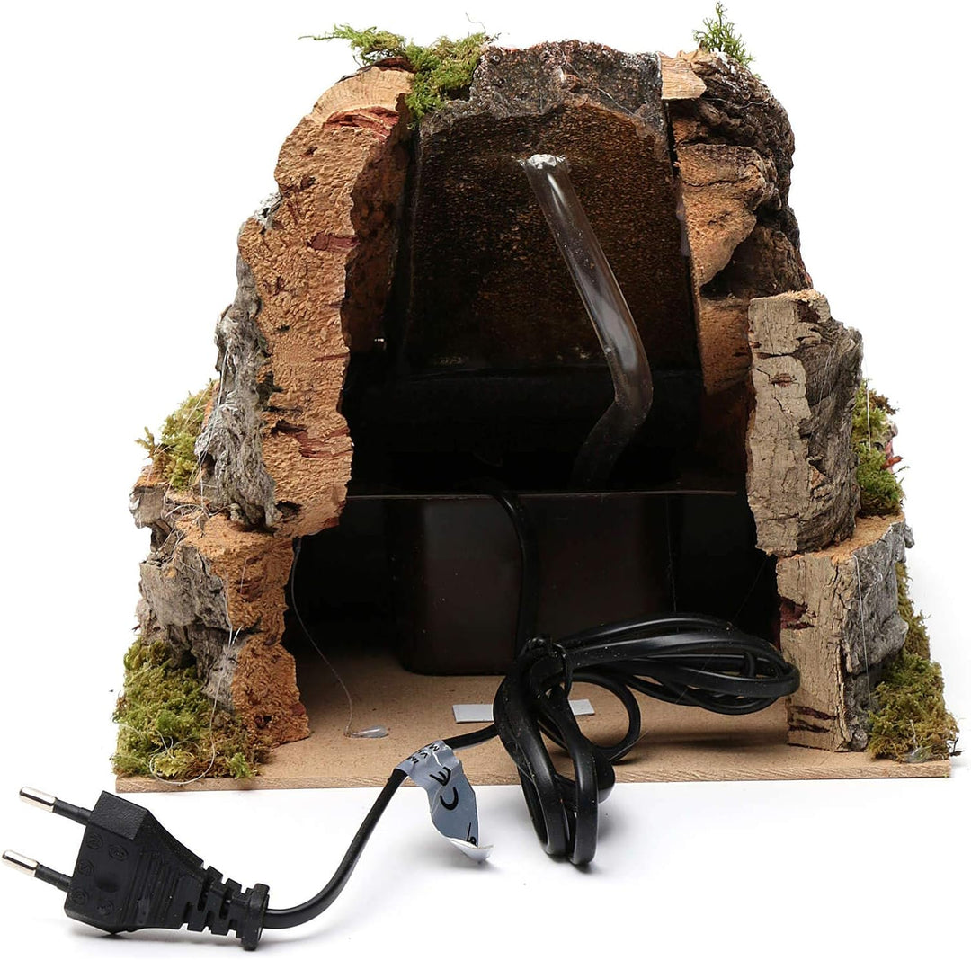 Holyart Wasserfall und Kleiner See, für 9-10 cm Krippe, 20x20x25 cm