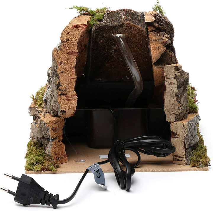 Holyart Wasserfall und Kleiner See, für 9-10 cm Krippe, 20x20x25 cm
