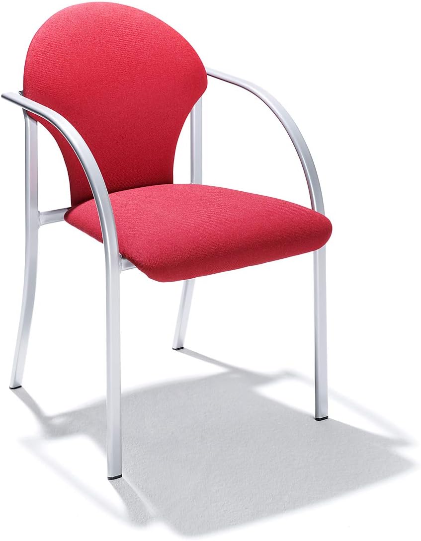 Nowy Styl Stapelstuhl | mit Polstern | HxBxT 470 x 450 x 490 mm | Polsterfarbe Schwarz | VE 2 STK