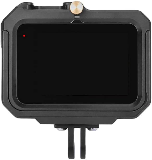 Schutzgehäuse Schutzrahmen Cage Passend für GoPro Hero 9, 10 &amp; 11 - Stabiler Cage mit 2 Hot-Shoe-Ans