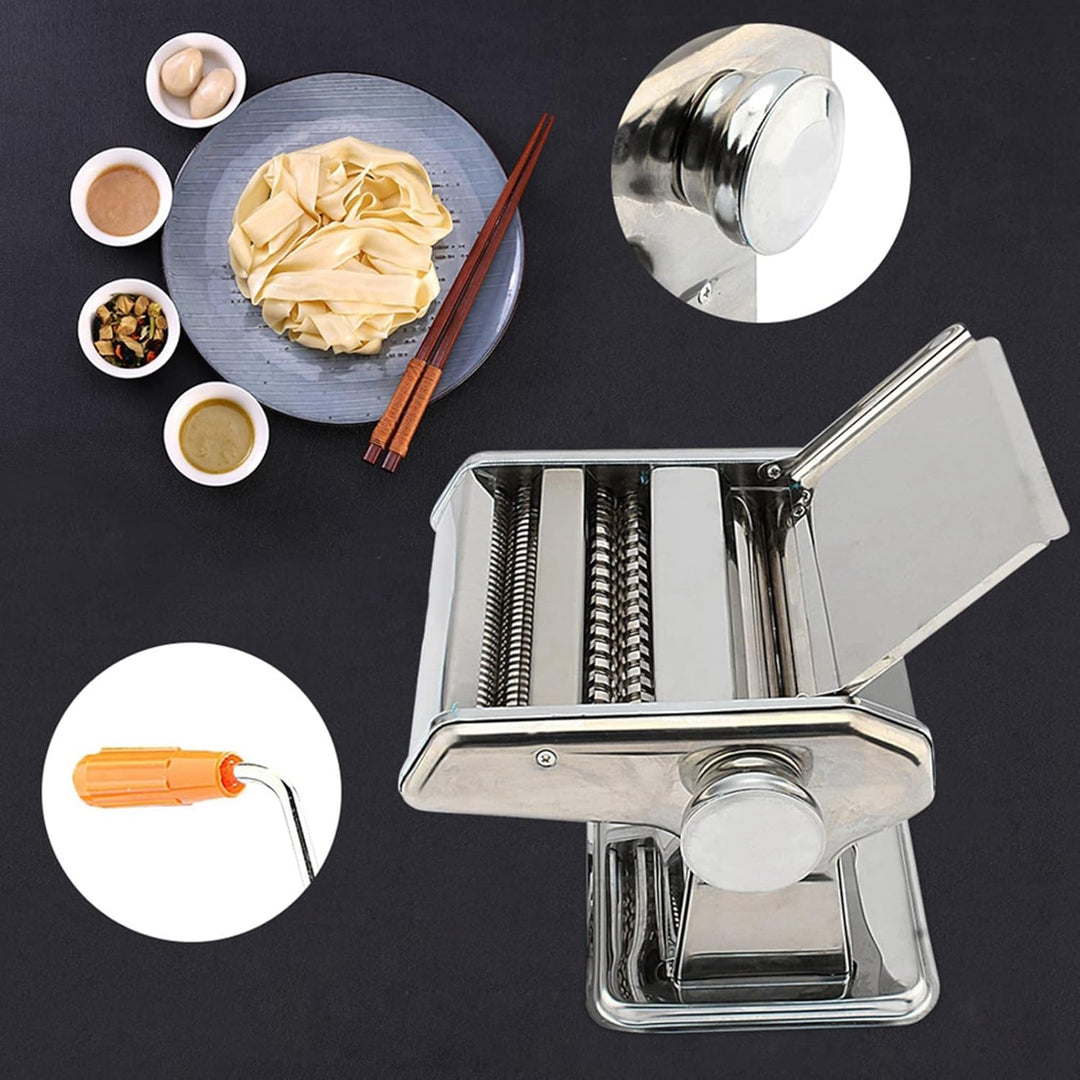 Nudelmaschine aus Edelstahl für Pasta, Lasagne und Spaghetti, Einfach zu Reinigen, für Vielfältige G