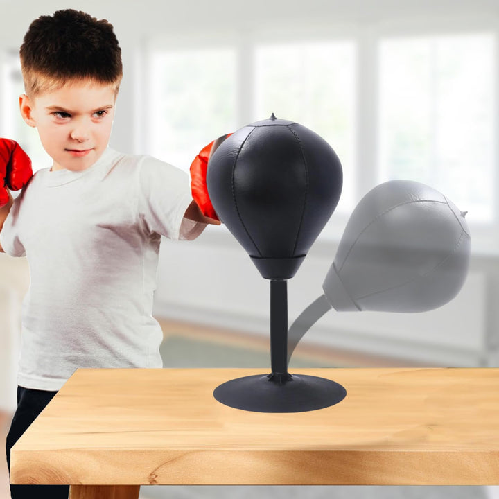 Punchingball, Punchingball Tisch mit Federn, Saugnapf zum Stressabbau für Chef, Kollegen, Freunde, 1