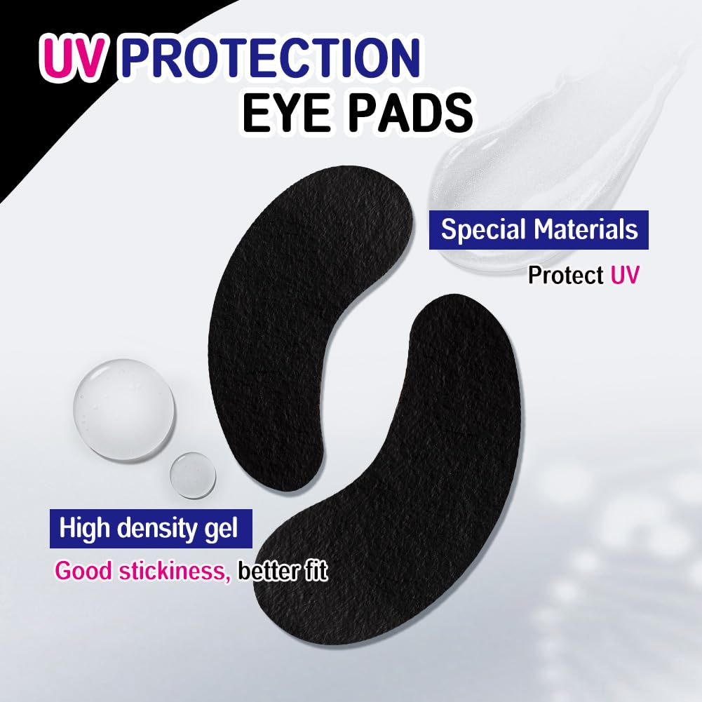 Lunamoon 100Paar Augenpads für Wimpernverlängerung Wimpern Pads Wimpernverlängerung Pad Wimpernlifti
