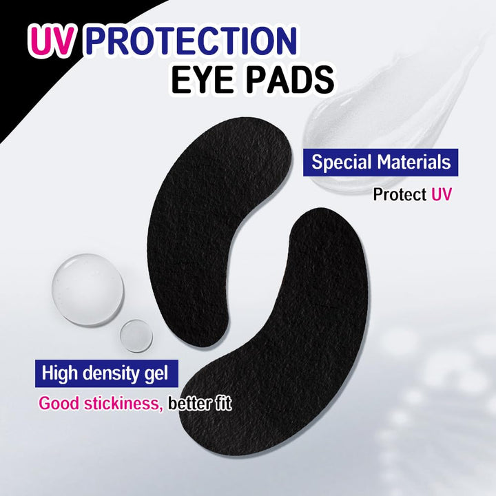 Lunamoon 100Paar Augenpads für Wimpernverlängerung Wimpern Pads Wimpernverlängerung Pad Wimpernlifti