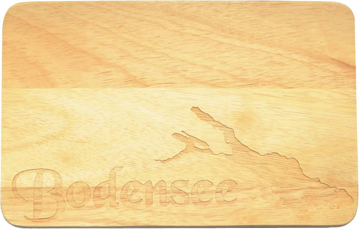 Brotbrett Bodensee Frühstücksbrett mit Gravur Holz