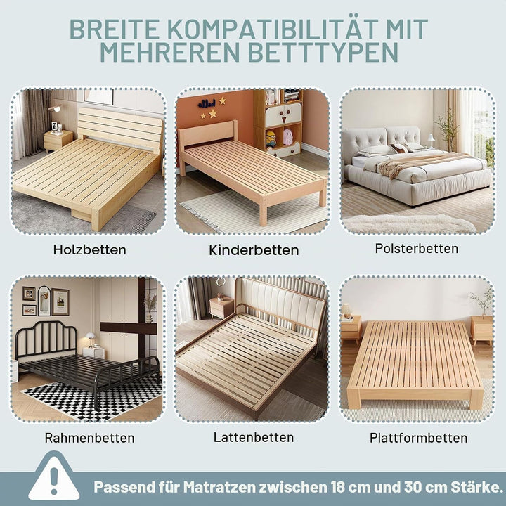 Verdego Rausfallschutz Bett 200 cm, Rausfallschutz Boxspringbett Klappbar, 300D Oxford Stoff, Luftig