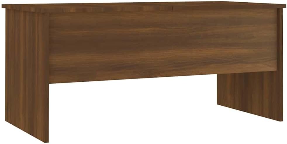 vidaXL Couchtisch Höhenverstellbar Kaffeetisch Wohnzimmertisch Beistelltisch Sofatisch mit Stauraum