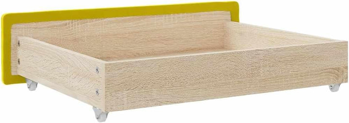 vidaXL Bettschubladen 2 STK., Bettkasten mit Rollen, Schubkasten Schublade für Bett, Bettschubkasten