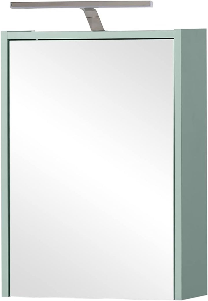 Schildmeyer Carlos Spiegelschrank, Holzwerkstoff, Pistazie, 43,5 cm Pistazie 43,5 cm, Pistazie 43,5