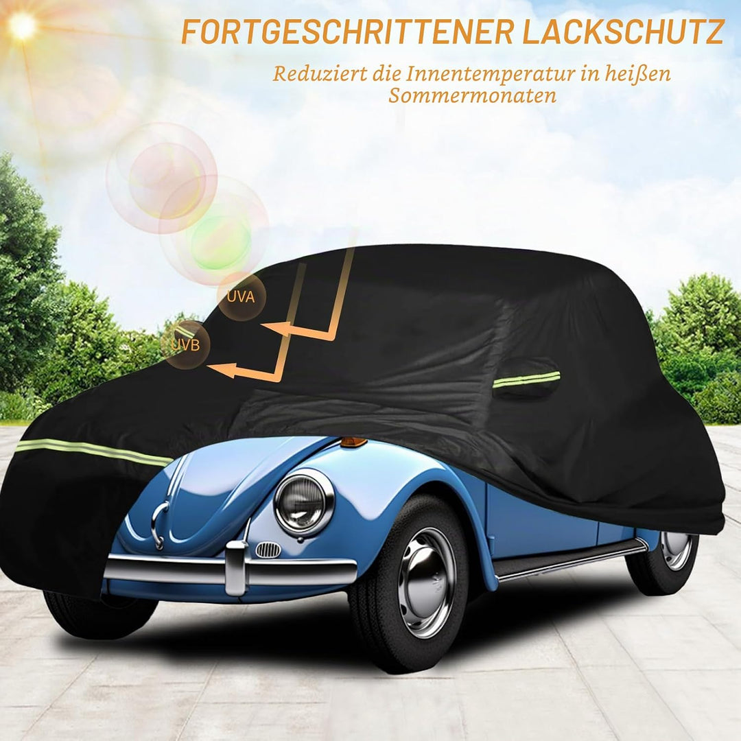 Autoabdeckung Vollgarage Ersatz für VW Beetle 1960-1980,Anti-Scratch Staub Wetterfeste UV Schutz Aut