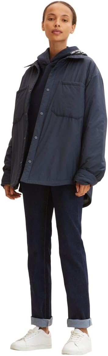 TOM TAILOR Damen Alexa Straight Jeans 30W / 30L 10138 - Rinsed Blue Denim, 30W / 30L 10138 - Rinsed