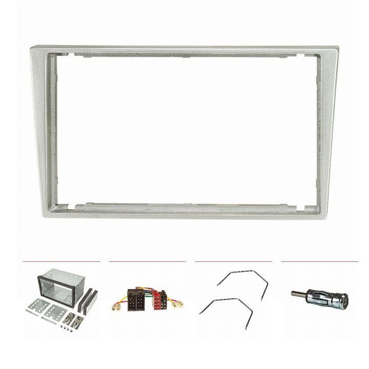 tomzz Audio 2439-020 Doppel DIN Radioblende Set kompatibel mit Opel Corsa C Combo Omega B Vectra C M