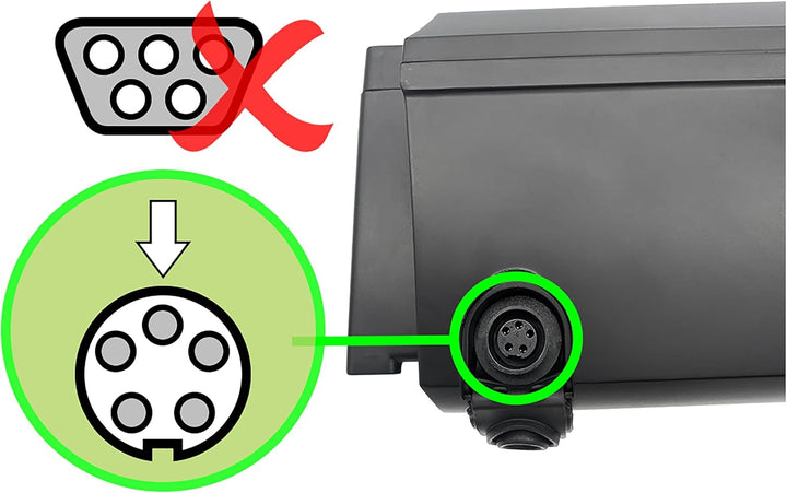 PowerSmart® 36V-42V 2A SVD 5-Pin Ladegerät für Fischer Frame Battery for Crussis 2018