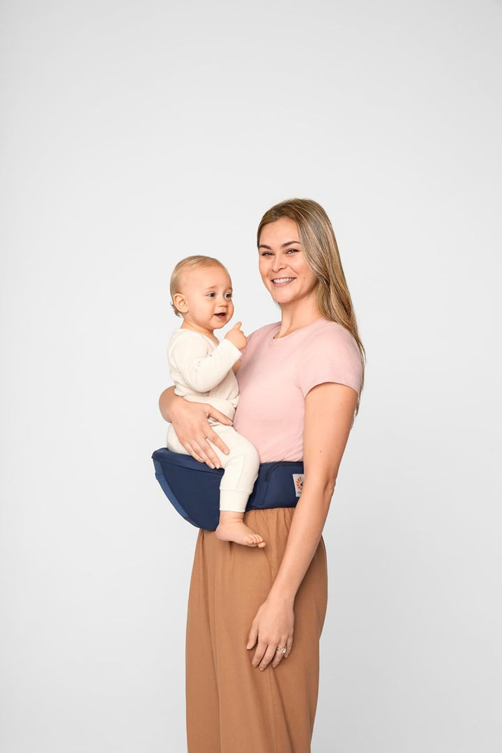 Ergobaby Lift Hip Seat Babytrage mit Babyhüftsitz für Babys und Kleinkinder ab 6 Monaten (7,7 kg - 2