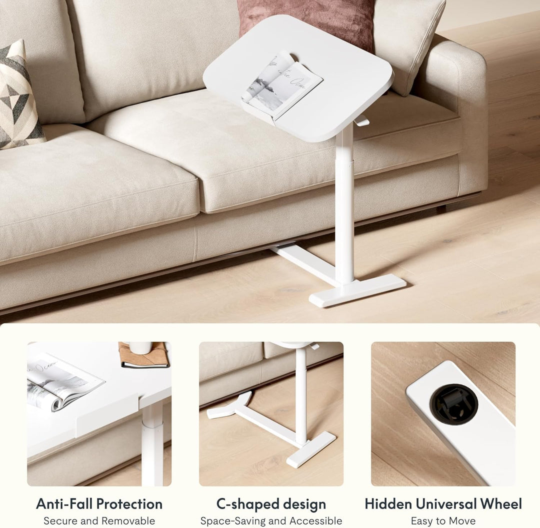FLEXISPOT Beistelltisch H5 - Flexibler Laptoptisch und Betttisch mit neigbarer Tischplatte, höhenver
