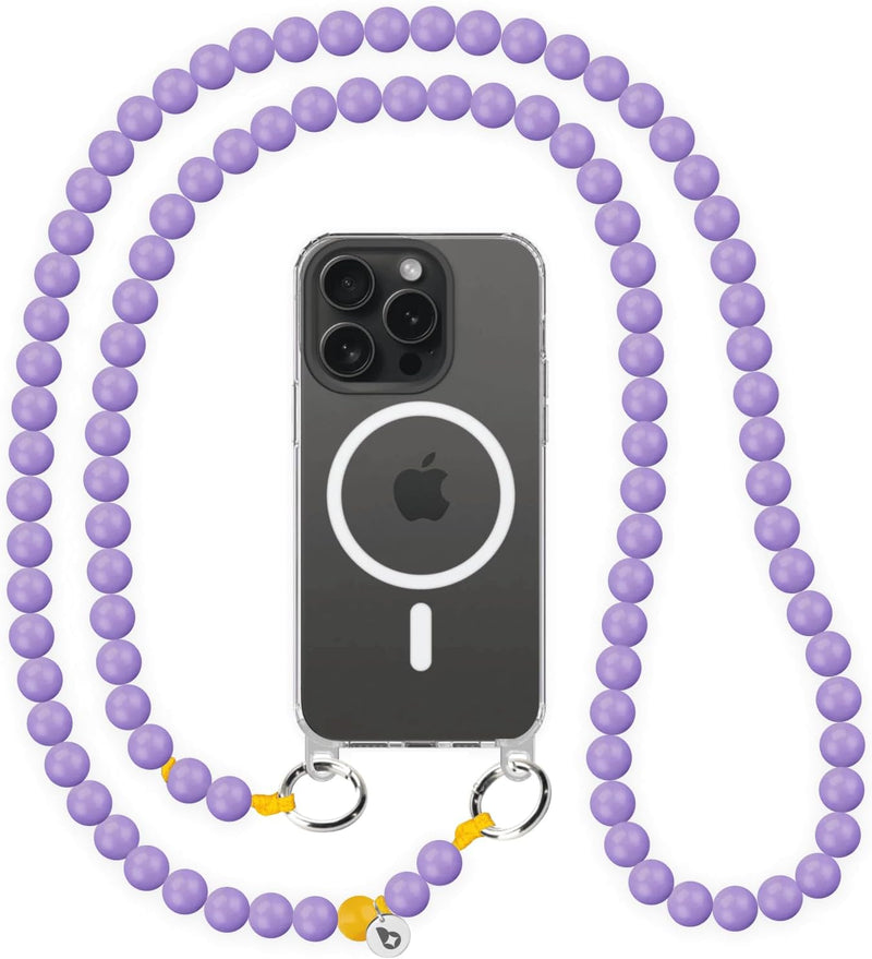 beadstars Perlen Handykette Universal zum Umhängen inkl. Patch und Geschenkbox, handgefertigt in Deu
