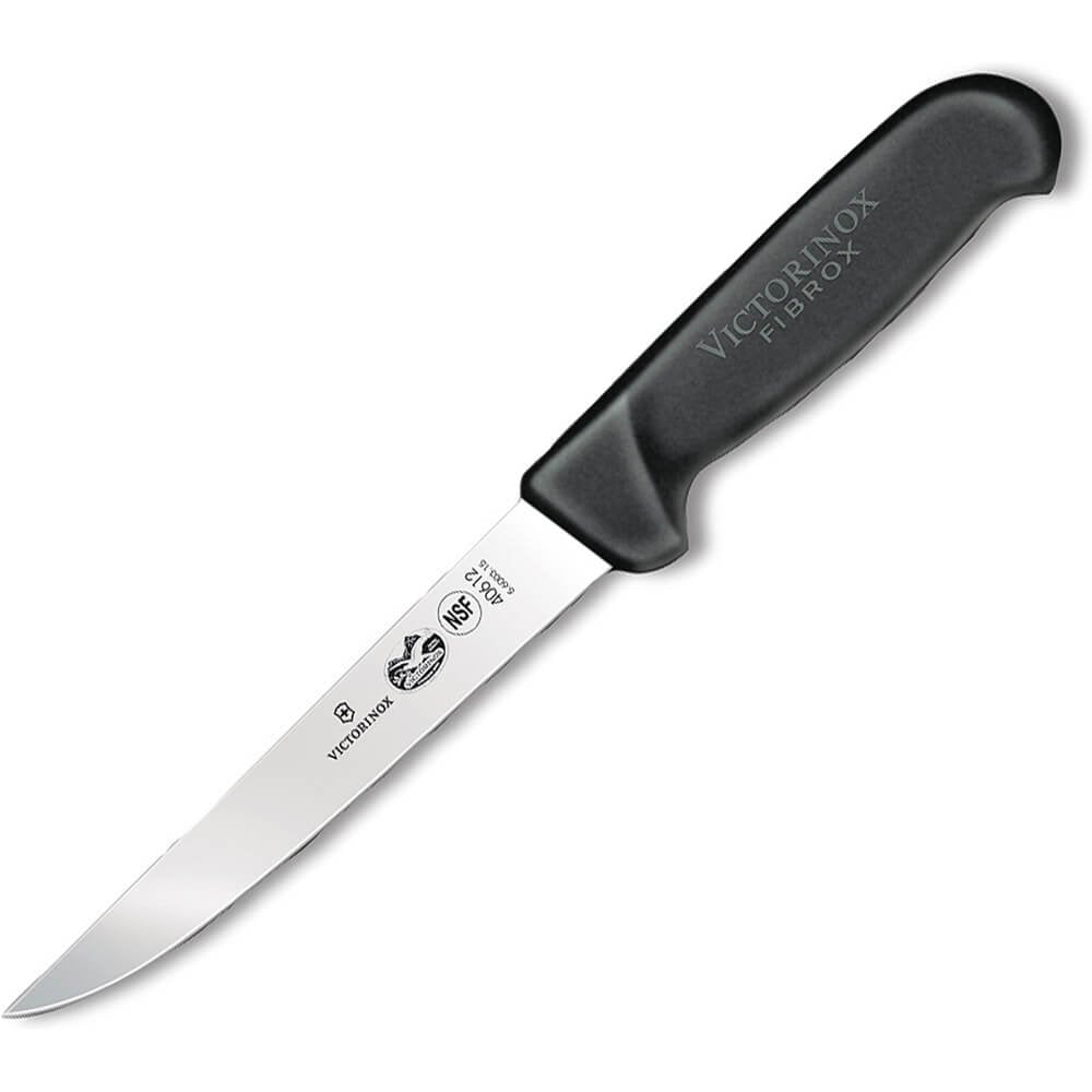 Victorinox Fibrox Kochmesser, Ausbeinmesser, Extra Scharfe Klinge, Rostfreier Stahl, Spülmaschinenge