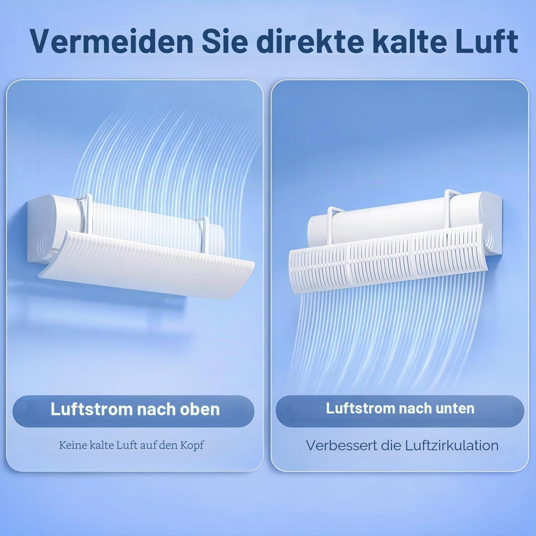 Windabweiser für Klimaanlage, verstellbarer Windabweiser für Klimaanlagen, Universal-Klimaanlage, Wi