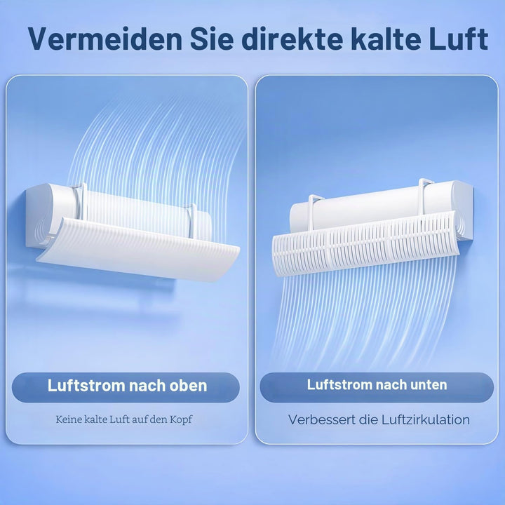 Windabweiser für Klimaanlage, verstellbarer Windabweiser für Klimaanlagen, Universal-Klimaanlage, Wi
