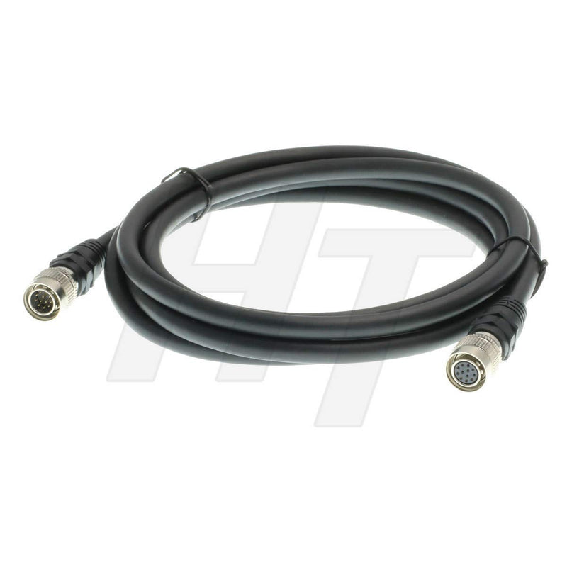 DXC-950 990 Kabel 12 Pin Hirose Stecker auf Buchse für Sony Hitachi CCD Kamera CCXC-12P01N (1 Meter)