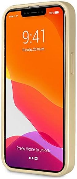 Guess GUHMP13LG4GB Hülle für iPhone 13 Pro / 13 6,1" braun 4G Collection Magsafe
