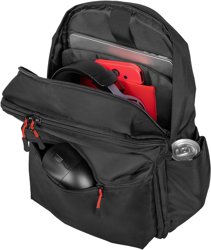 Genesis Gaming-Laptoptasche Pallad für Laptops, 14,1 bis zu 17,3 Zoll, Laptopfach, Rucksack für Uni