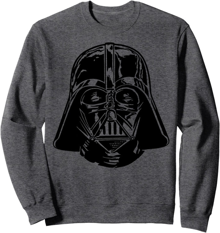 Star Wars Darth Vader Black & White Shining Helmet Sweatshirt