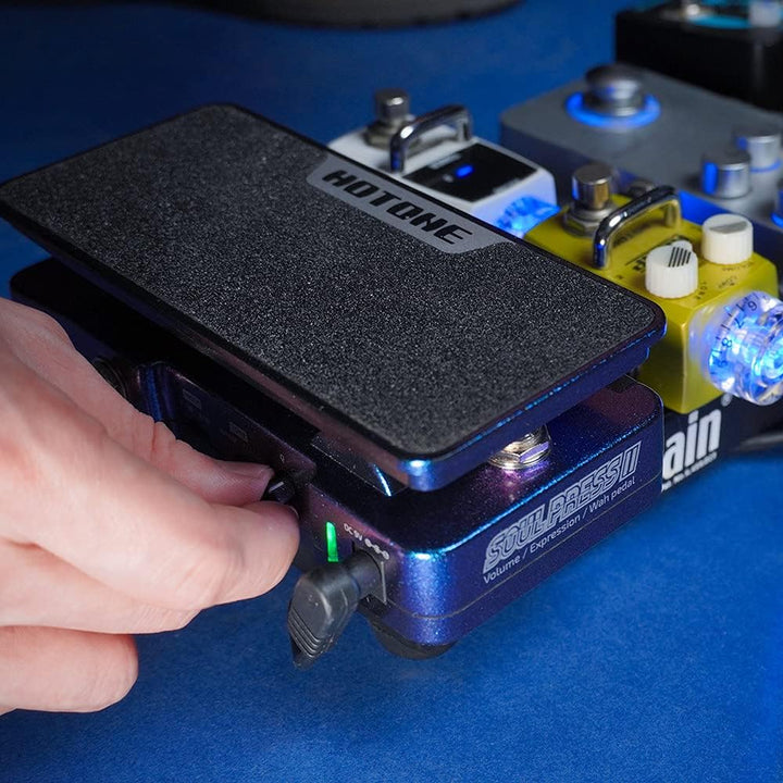 Hotone WAH AKTIV Volume Passive Expression 4 in 1 Gitarre Effektpedal schaltbar mit sichtbaren Gitar