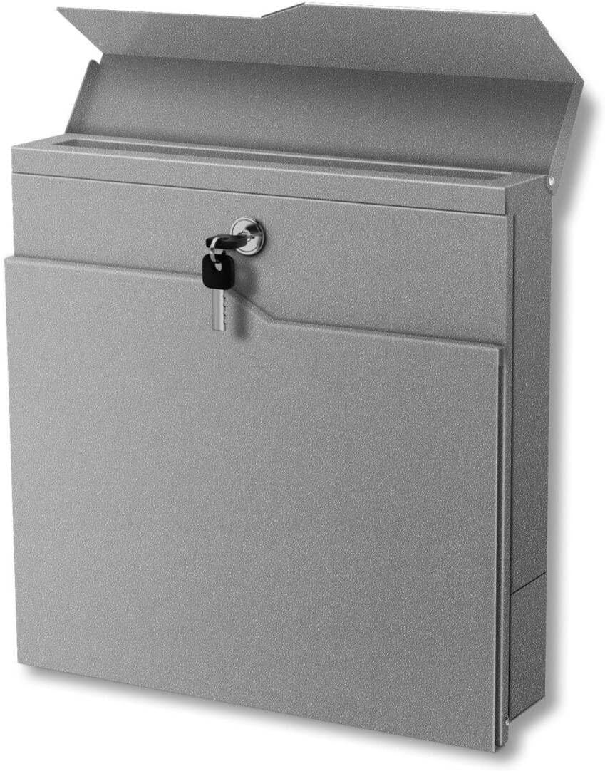 Metzler® Briefkasten Abdeckung für Zeitungsfach mit Selbstklebender Montage und beidseitiger Verwend