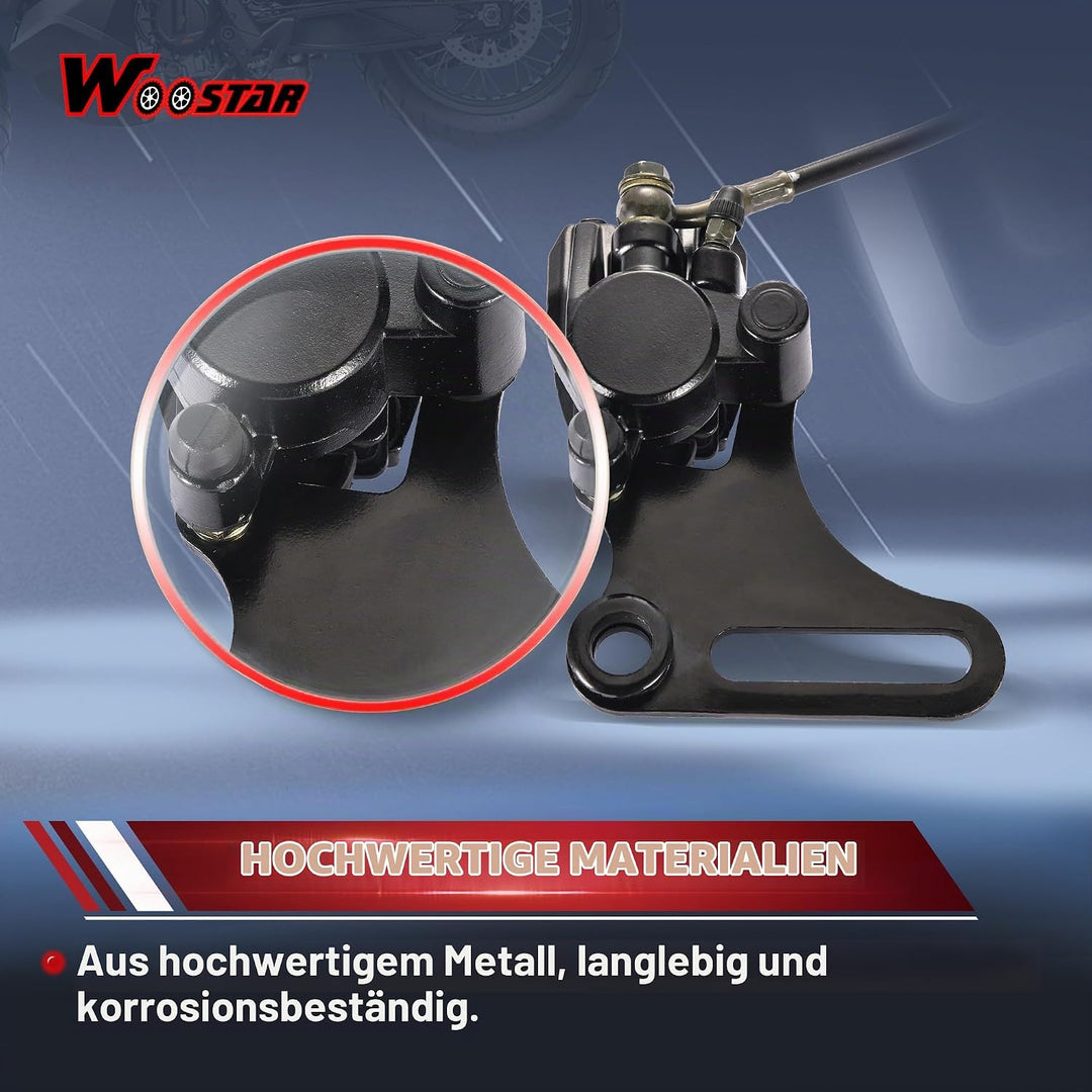 WOOSTAR Hinterradbremse Hauptbremszylinder Bremssattel Ersatz für SSR 125ccm 110ccm Pit Dirtbike Chi