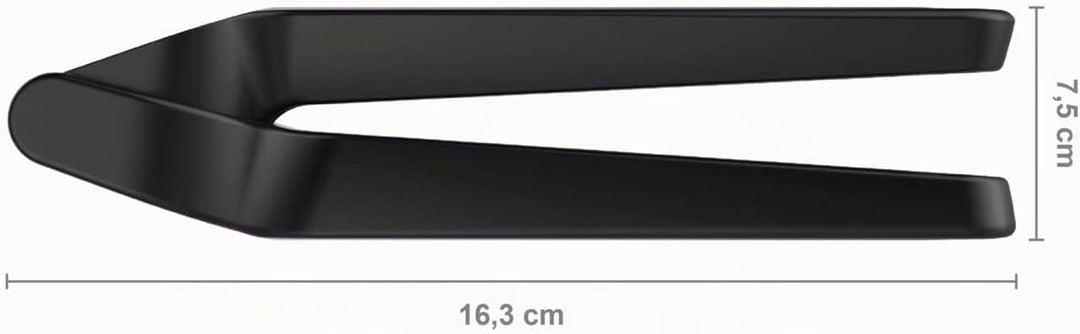 Fiskars Knoblauchpresse mit ausklappbarem Gittereinsatz und Schaber, Länge: 16 cm, Kunststoff/Metall