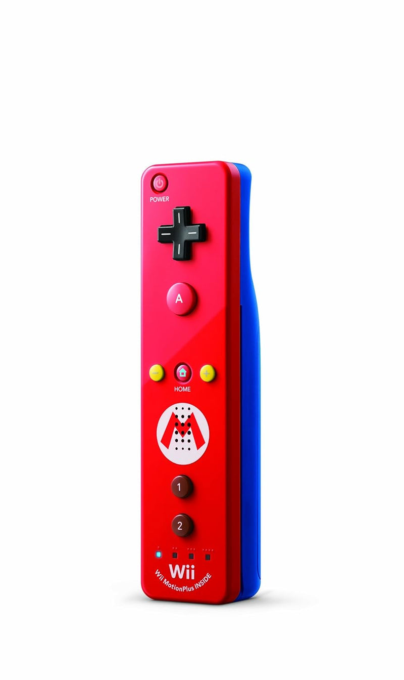 Wii U Remote Plus Mario Edition, rot rotes Mario Design, rotes Mario Design