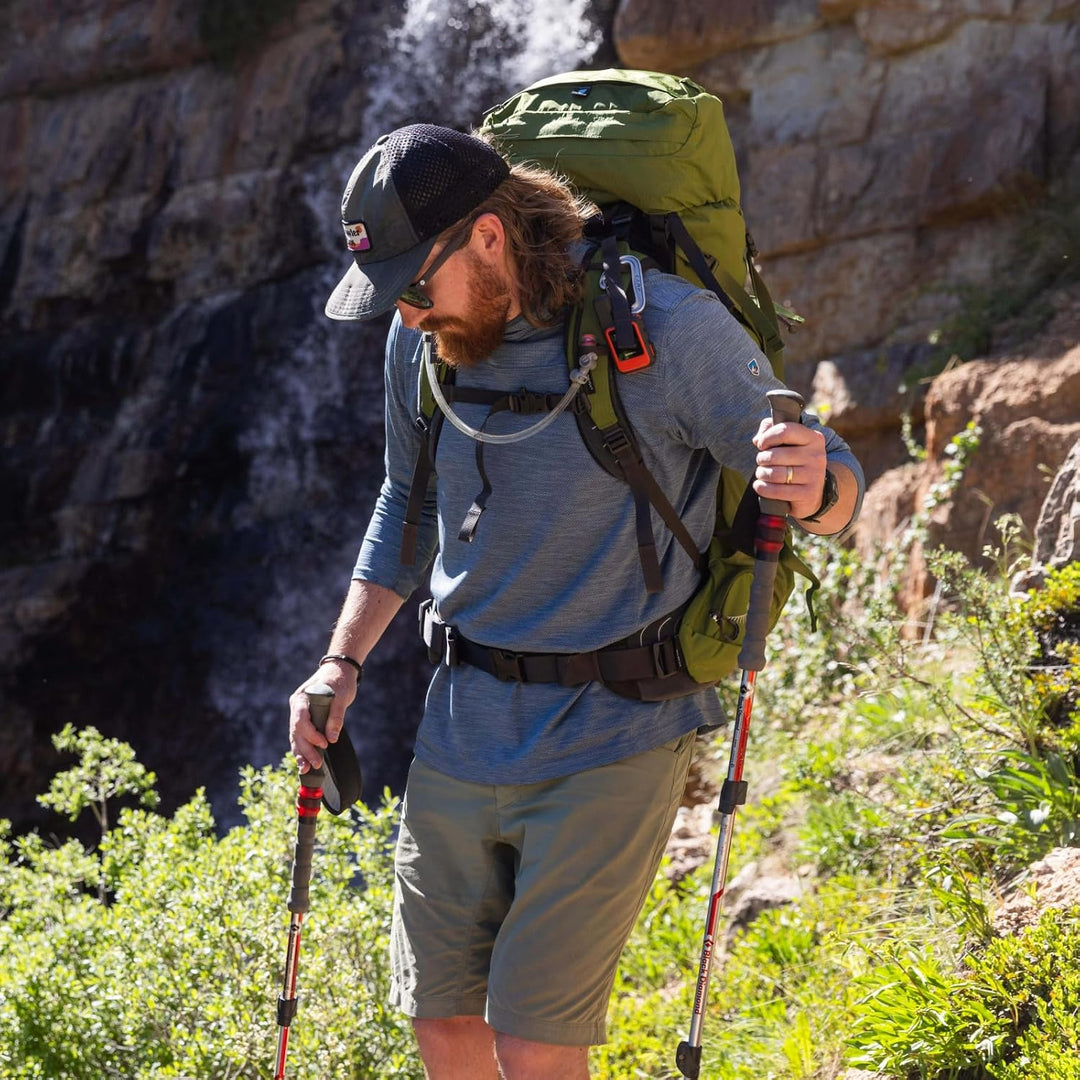 Osprey Aether Herren-Trekkingrucksack, 55L Small/Medium, Acorn Red Acorn Red 55L - S/M, Acorn Red 55