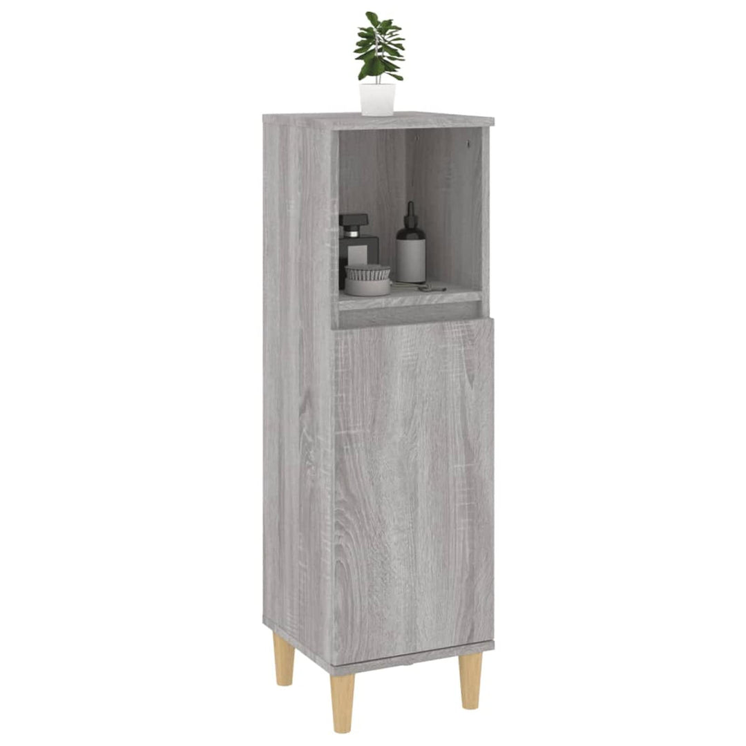 Tidyard Badezimmerschrank Mittlerer Schrank mit 1 Ablage und 2 Fächer hinter der Tür Badschrank Badr