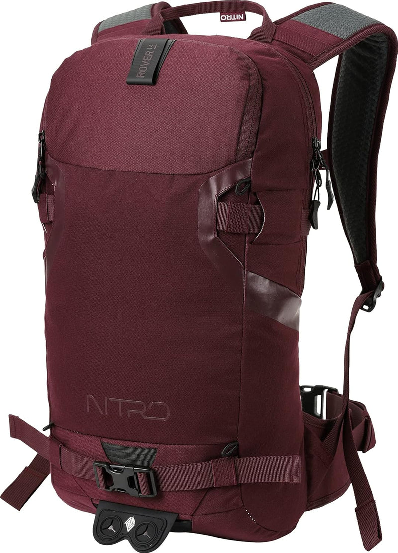 Nitro Unisex Rover 14 Snowboardrucksack Tourenrucksack Bikerucksack Rucksack (1er Pack) UNIC Wine, U