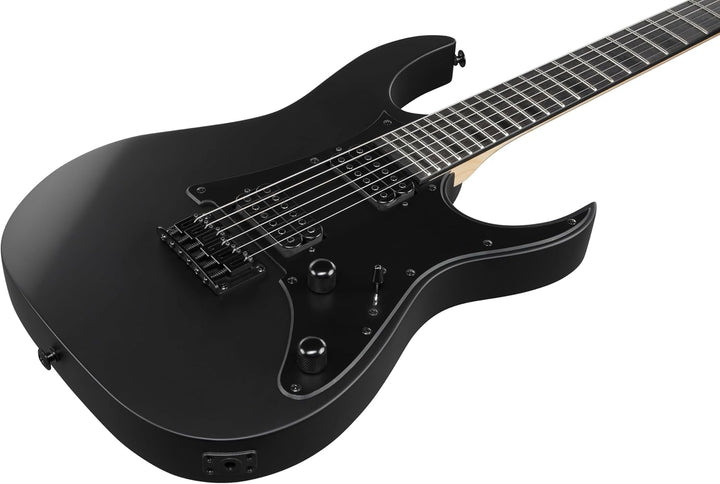 Ibanez GRGR131EX-BKF GIO Stealth Series Electric Guitar - Black Flat