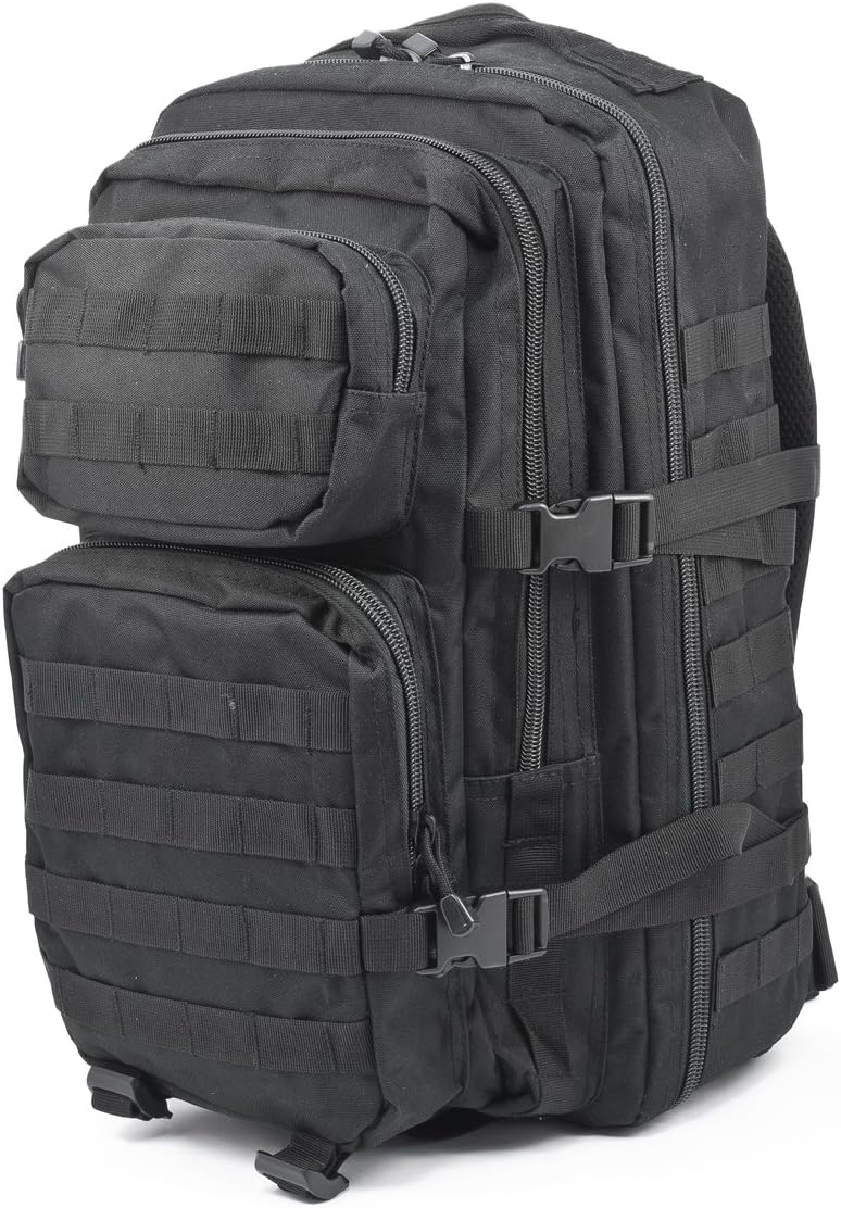 MilTec US Assault Rucksack 36 Liter Schwarz