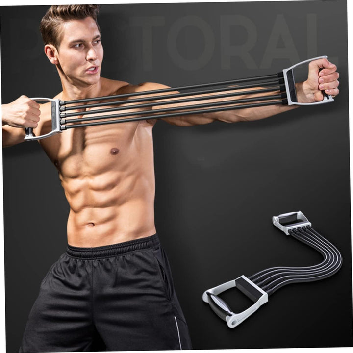 Fitnessgeräte 1 X Abzieher Übungs-Widerstandsbänder Brust-Expander Für Männer Gymnastikgurte Für Män