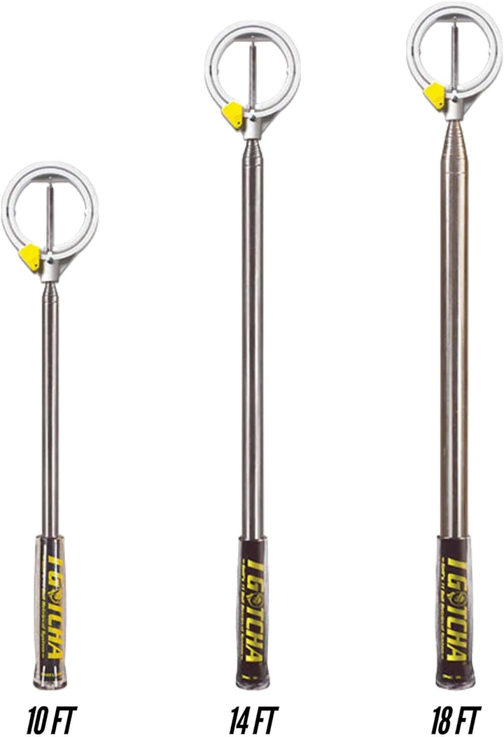 igotcha XL Kompakt Ball Retriever 18ft Silber - silberfarben, 18ft Silber - silberfarben