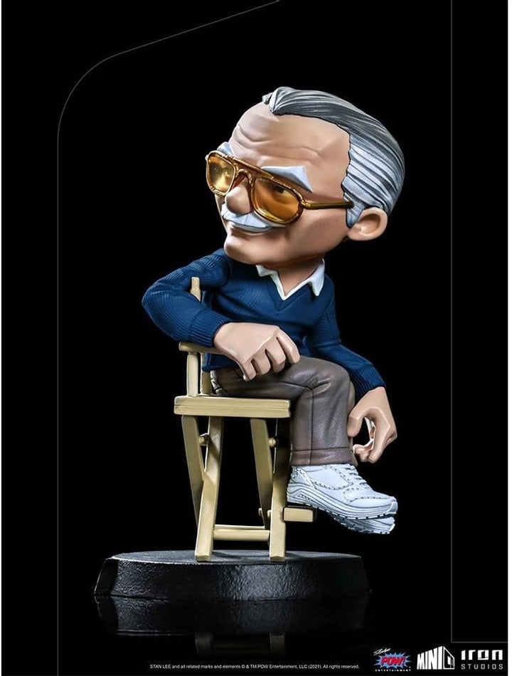 Iron Studios - Minico Figurines: Stan Lee (Stan Lee POW! Blue) Figure