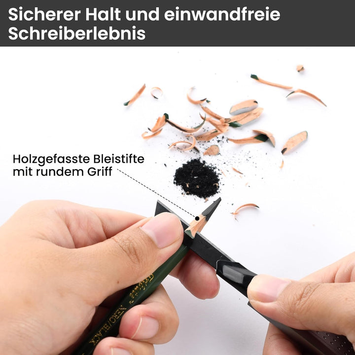MARCO Zeichnungsset für Skizzen & Malerei - 25 Bleistifte, Hochwertig Konzipiert für Anfänger, Künst