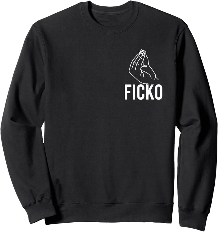 Ficko Handzeichen italienische Geste Sweatshirt
