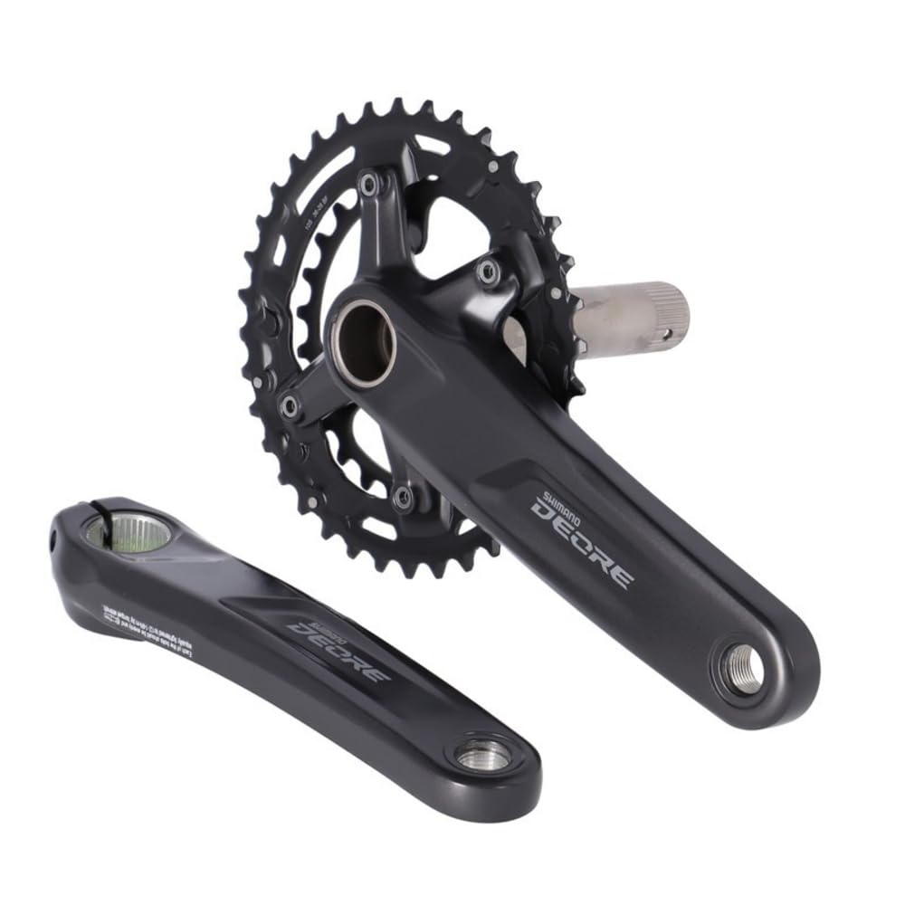 SHIMANO Unisex – Erwachsene M4100 2 Chainset, schwarz, Einheitsgrösse