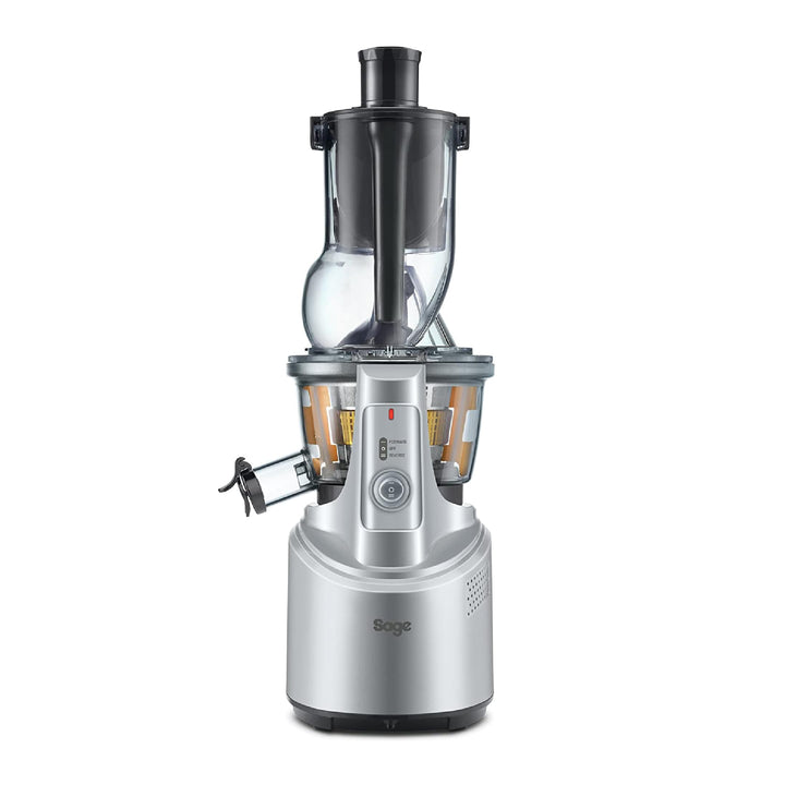 Sage Appliances Big Squeeze Saftpresse, gebürsteter Edelstahl, SJS700SIL Slow Juicer mit 1,2l Saftkr