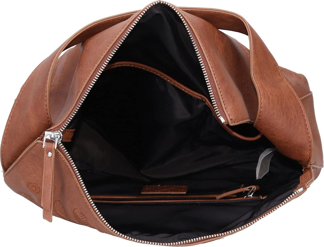 Desigual Damen Bols_Deja Vu Narbonne FLA Hand Bag Brown, Brown