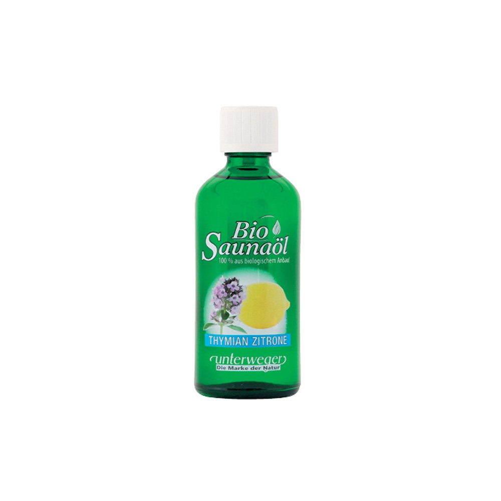 Unterweger BIO Saunaöl Thymian Zitrone 100 ml mit reinen ätherischen Ölen(AT-BIO-301)