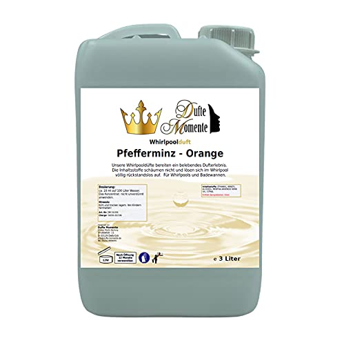 Whirlpool Duft Pfefferminz-Orange - 3 Liter von Dufte Momente
