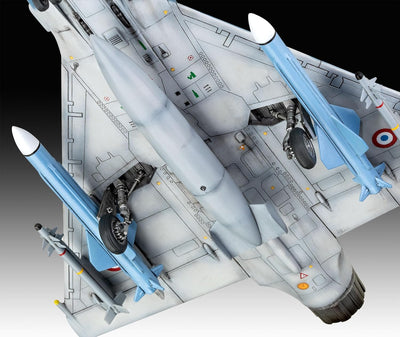 Revell Modellbausatz I Dassault Mirage 2000C I Detailreicher Level 5 Flugzeug Bausatz I 150 Teile I